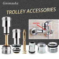 น้ํารั่วส่วนซ่อมก๊อกน้ําฝักบัว Lower Outlet เครื่องแยกน้ําอ่างอาบน้ํา TAP ดึง Rod Diverter วาล์วฝักบัวคอลัมน์สวิทช์ 1