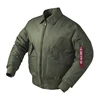 CWU/45P high quality thick nylon mens bomber jacket winter green black padded pilot flight jacket windproof ► Photo 2/6