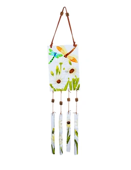 

Wind Chime Wall Art Canvas Dragonfly Indoor or Outdoor Decoration