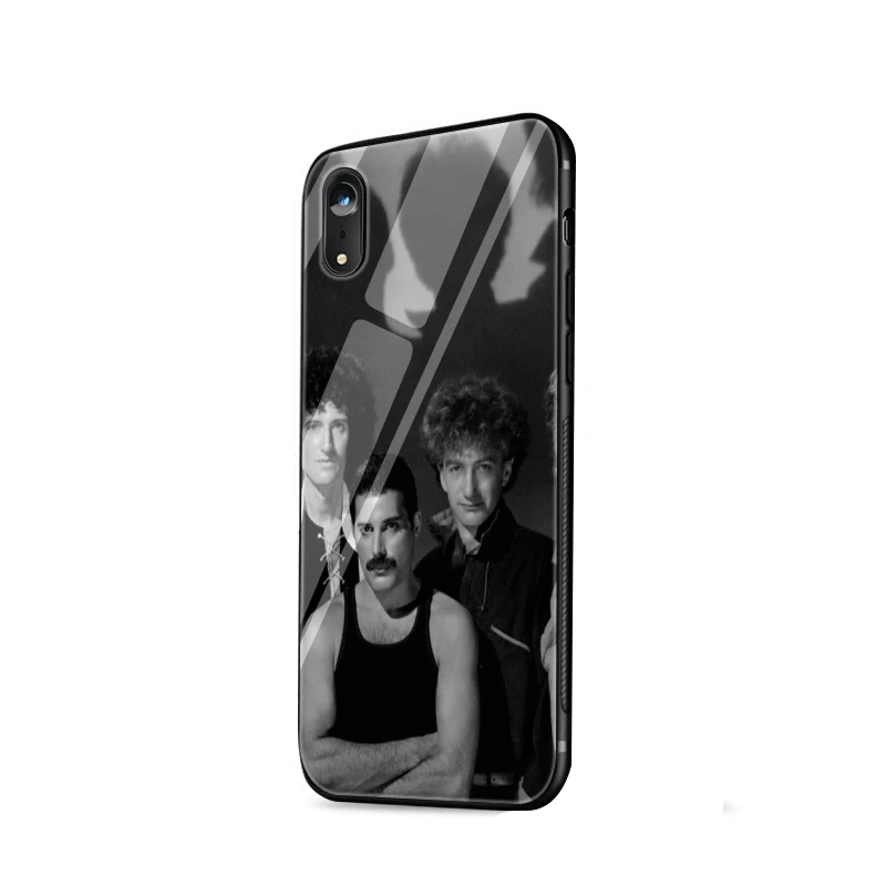 Стеклянный чехол для телефона из ТПУ стекла для iPhone 5 5S SE 6 6S 7 8 Plus iPhone 11 Pro XR X XS максимальный чехол queen Rock Group - Цвет: G7