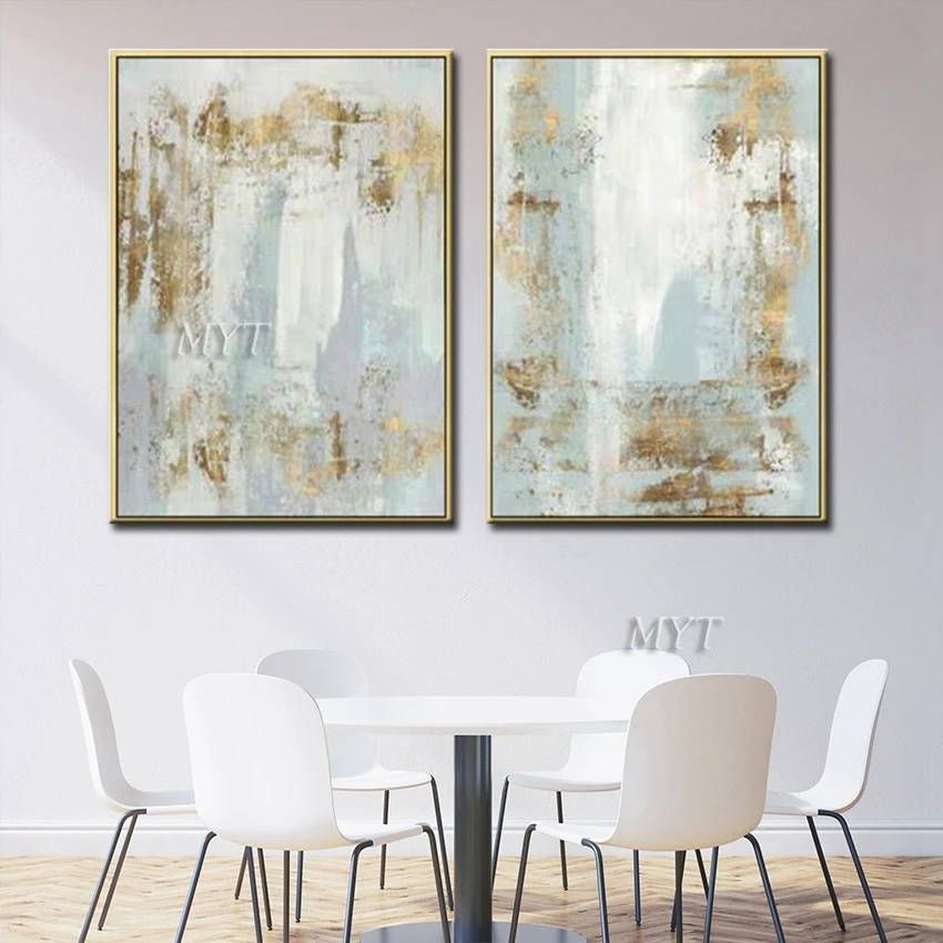 Waterfall Abstract Oil Painting On Canvas For Living Room Home Decor Wall Art Colorful Oil Painting Hand Painted Oil Painting