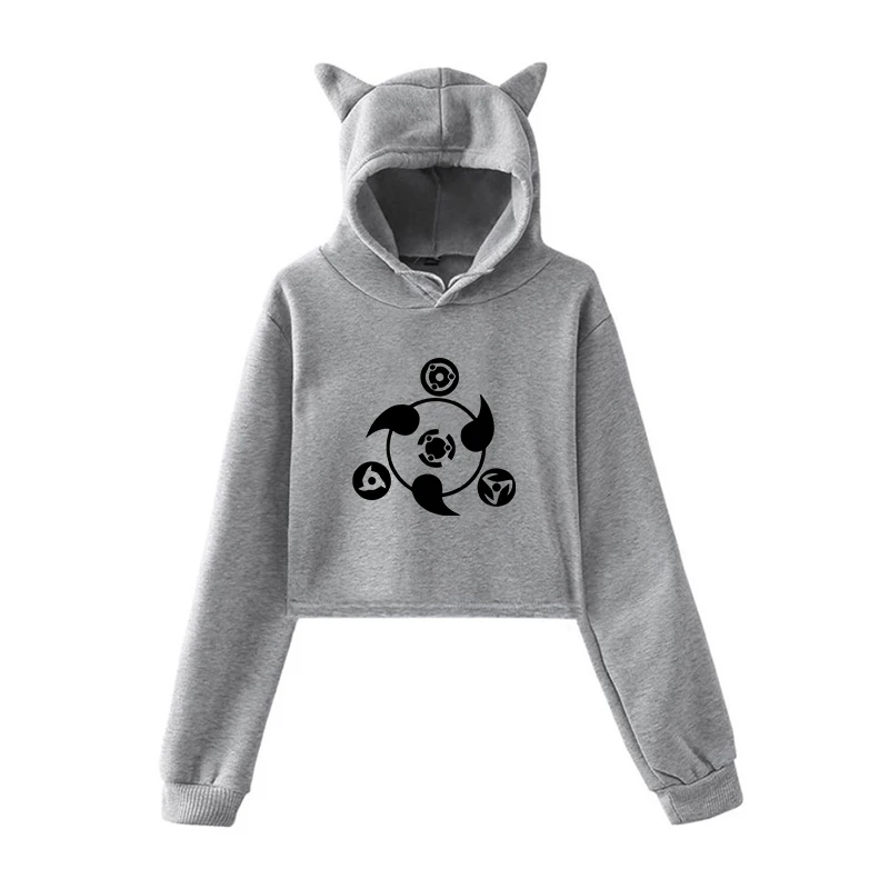 kpop clothes 17 Sudadera Mujer героя аниме «Наруто дизайн световой Для женщин толстовки кошачьими ушками Толстовка KPOP одежда в стиле Харадзюку для девочек кавайное худи с капюшоном Femme - Цвет: kpop clothes 17
