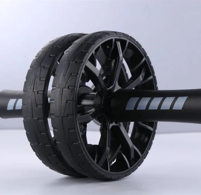 

Two-Wheel Mute Resilient Abdominal Fitness Equipment Greatoo AB Rocket Roller Belly Abdominal Wheel