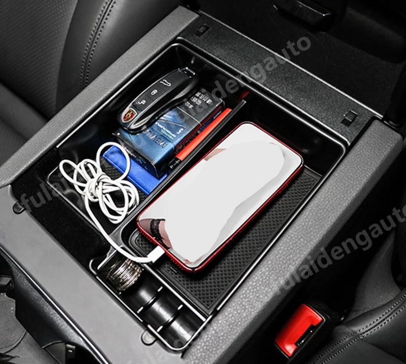 1 шт. для Porsche Cayenne- подлокотник коробка для хранения перчаток поддон центральная консоль лоток автомобильные аксессуары