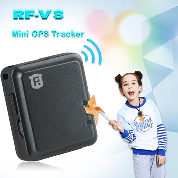 

Fast Positioning Children Mini GPS Tracker RF-V8 Vehicle Kids Children GPS tracker Anti-lost Long time Standby real time Tracker