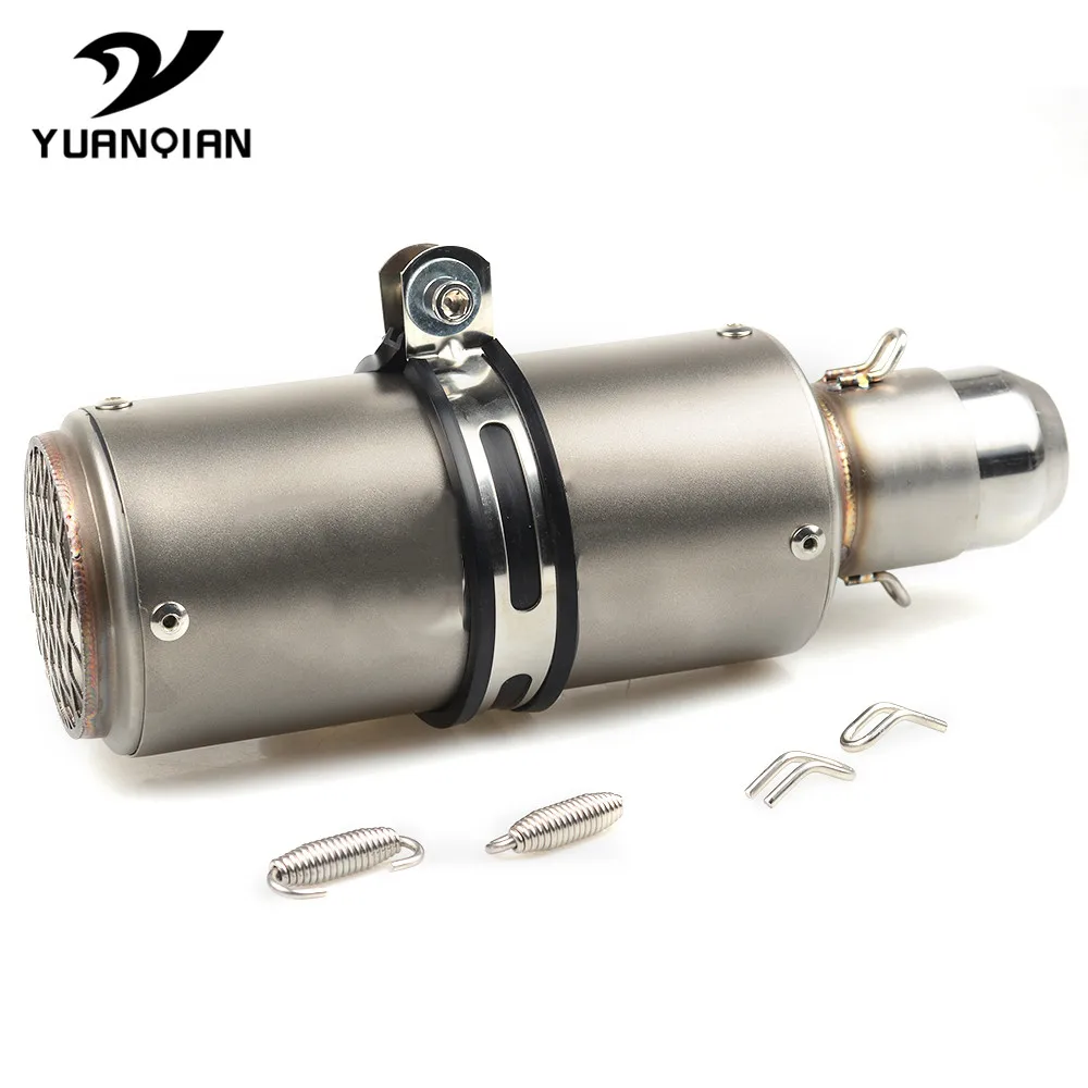 

Universal Motorcycle Exhaust pipe Exhaust Muffler Rear Pipe Tailpipe FOR YAMAHA YZF R1 YBR250 FAZER XJ6 VMAX 1200 X-MAX 125 250