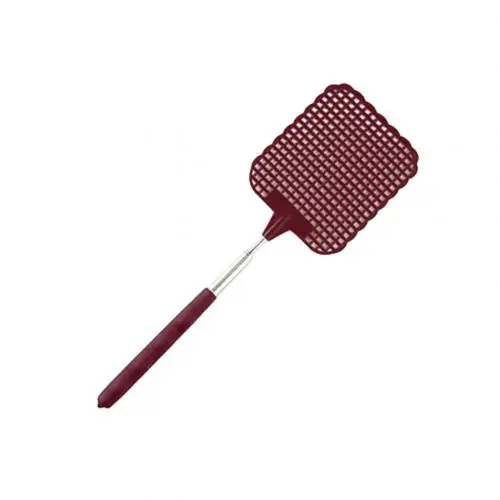Coffee Hot Sale Telescopic Fly Swatter Extendable Anti Mosquito Pest Summer Home Kitchen Tool - Цвет: Coffee