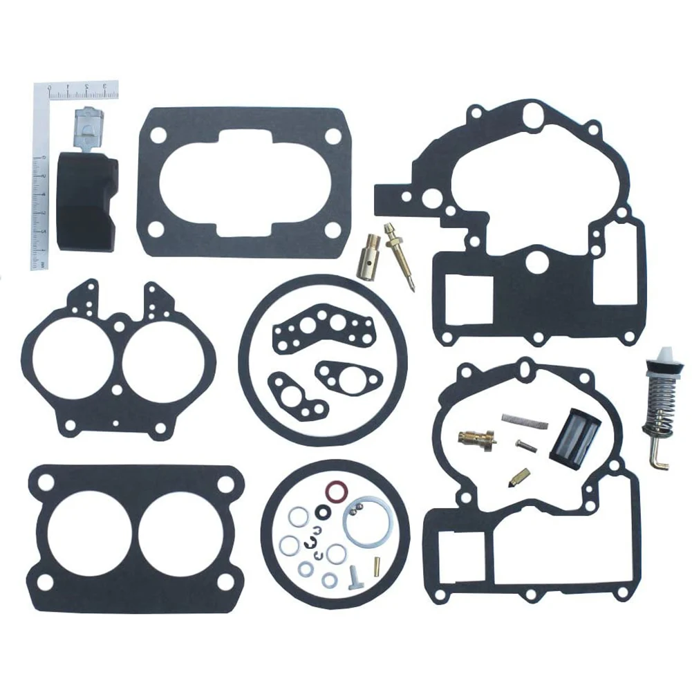 Barril com Flutuador de Alta Kit de Reconstrução do Carburador para Mercruiser Marinho Qualidade Prático Ideal 3302-804844002 2 6 3302-804844002 kit de reconstrução do carburador para