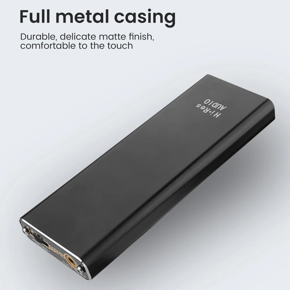 New Portable Mobile Phone Headphone 3 5mm Earphone HiFi Audio Decoder Music Player Amplifier Built in battery