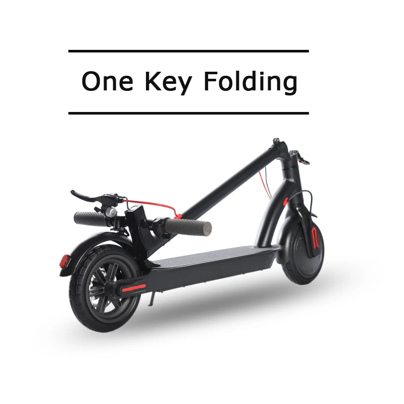  Adult Electric Scooter 30km/h 250W Foldable Portable Electric Scooters With Two Wheels Skateboard M