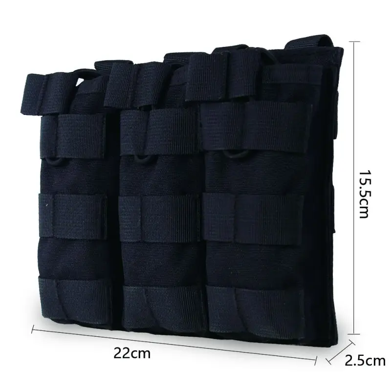 Тактический MOLLE тройной Открытый Чехол для журналов быстрая AR M4 FAMAS Mag Pouch Военная Пейнтбольная техника GMT601