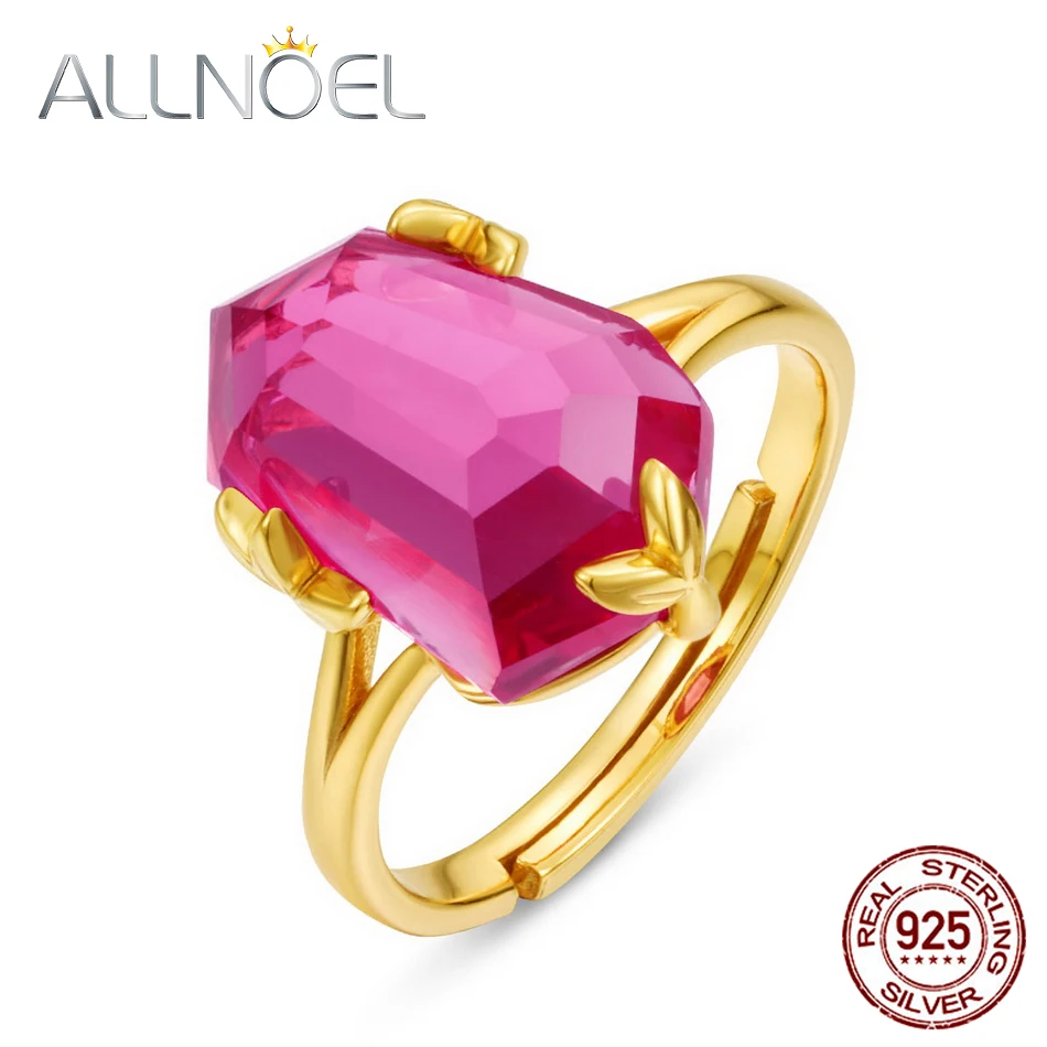 Astrology Natural Ruby Ring made in 18K Rose Gold