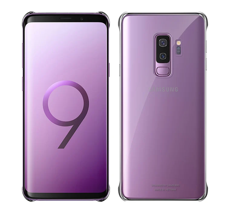 100% Оригинальный чехол для телефона Samsung GALAXY S9 G9600 + Plus G9650 прозрачный мягкий