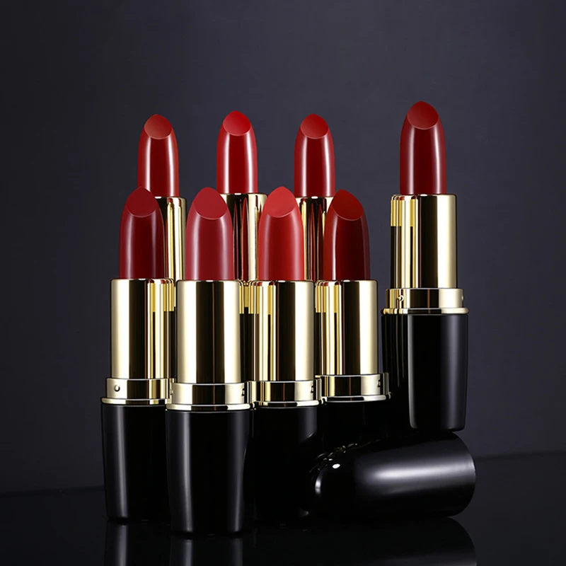 

Hot Sale Moisturizing lipstick Diamond Pearl Non-stick Lasting Lipstick Cup Lip Gloss Waterproof Color Lip Makeup Matte Lipstick