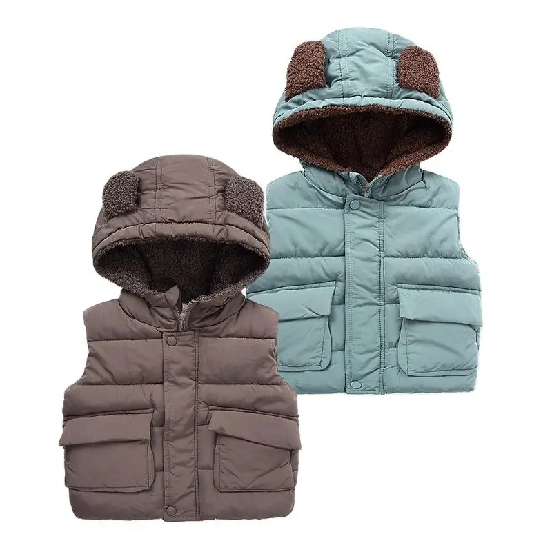 Autumn Winter Toddler Kids Vest Jacket