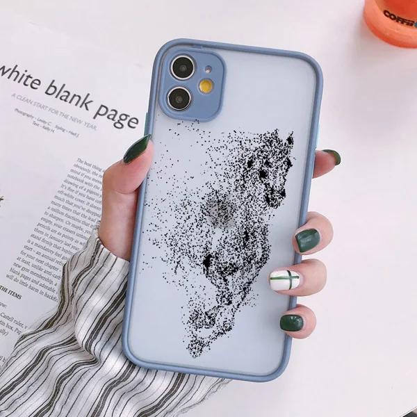 Mode Tier Pferd Adler Wolf Sand Telefon Fall Für iPhone X XR XS MAX 16 15 14 13 12 11 Pro Max 7 8 6s Plus SE2 zurück Abdeckung – Detail 11