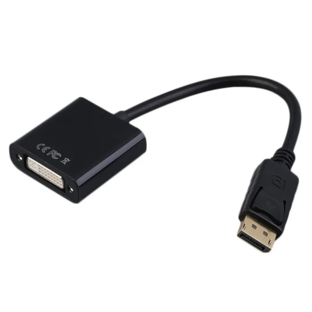 

Display Port To DVI Cable Adapter Converter Male To Female 1080P For Monitor Projector Displays