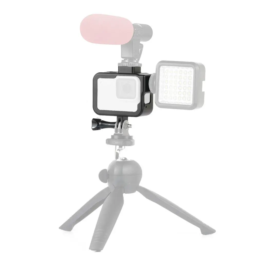 Для камеры Gopro8, алюминиевый сплав, собачья клетка, рама, горячие сапоги на холодную погоду, расширенная фиксированная защитная рамка, аксессуары для корпуса