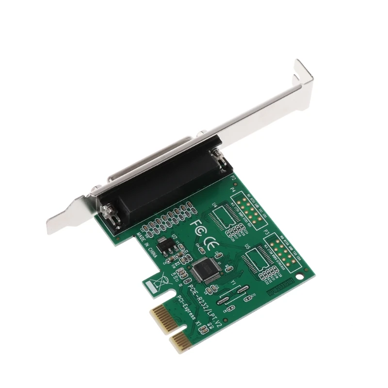 Параллельный порт DB25 25Pin принтер LPT к PCI-E Express Card конвертер адаптер D14