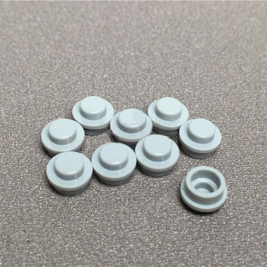 30Pcsset Building Accessories Garden Stone Road Round Cover Lamp Grain MOC City Brick Legoing Blocks Children DIY Toy Gift (7)