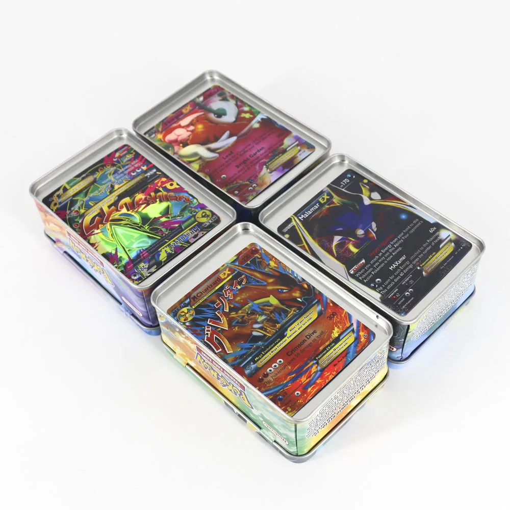 Takara Tomy Pokemon Card MEGA Trainer Energy SUN MOON TEAM UP Collection Board 42pcs Toys Metal Box Flash Card for Kids Takara Tomy Pokemon Card MEGA Trainer Energy SUN MOON TEAM UP Collection Board 42pcs Toys Metal Box Flash Card for Kids
