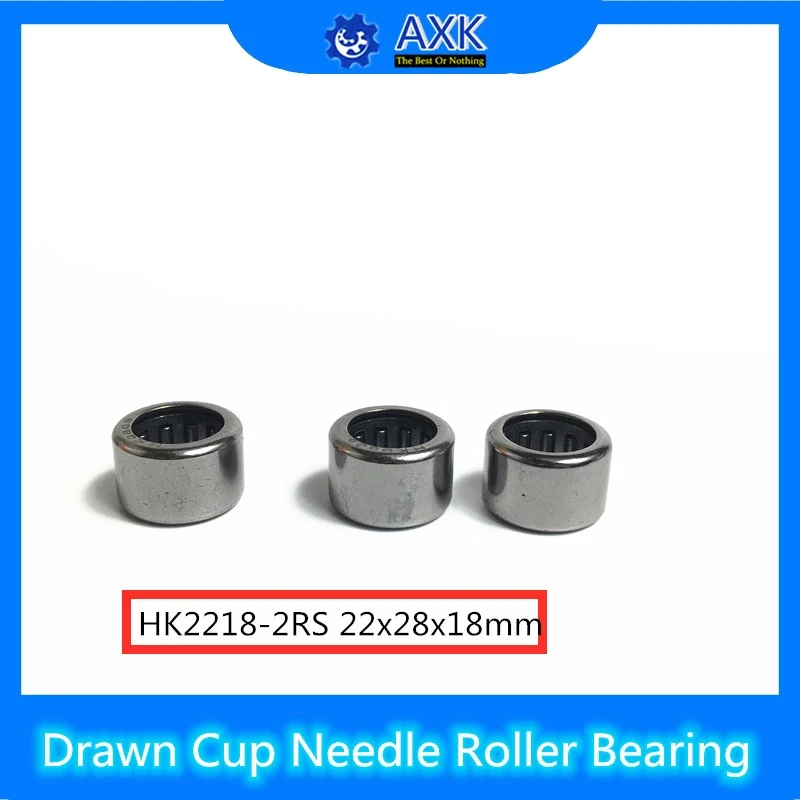 HK2218-2RS игольчатые подшипники 22*28*18 мм (5 шт.) игольчатый роликовый подшипник HK2218 2RS RS
