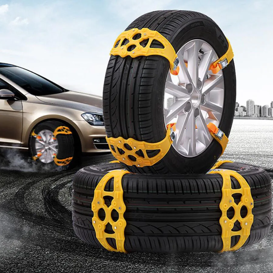 

1pc Car Anti-Skid Snow Chain Auto SUV Tyre Wheel Winter Mud Roadway Safety Anti Slip Emergency Security Belt