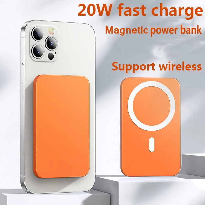 10000mAh Magnetic Power Bank For iphone 12 13 Pro max mini 15W Wireless powerbank For xiaomi Samsung Mobile Power battery best powerbanks Power Bank