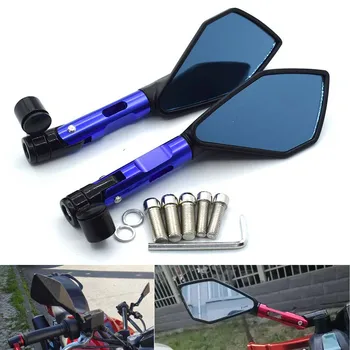 

Universal 8mm 10mm Motorcycle Rearview Mirror moto CNC Side Mirrors For Kawasaki Ninja 300R 300 EX300 250 250R EX250
