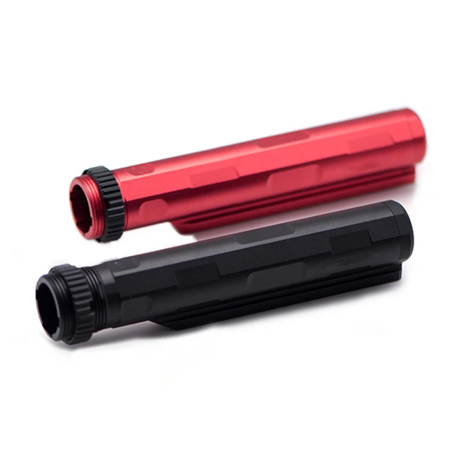 US $17.33 AR Enhanced Nut 6 Position Buffer Tube Kit Combo Stock Pipe for Airsoft Air Guns M4 M16 AR15 Series