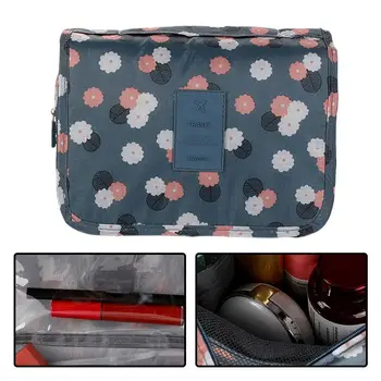 

Travel Cosmetic Makeup Toiletry Bag Wash Waterproof Storage Toilet Hanging Pouch Case