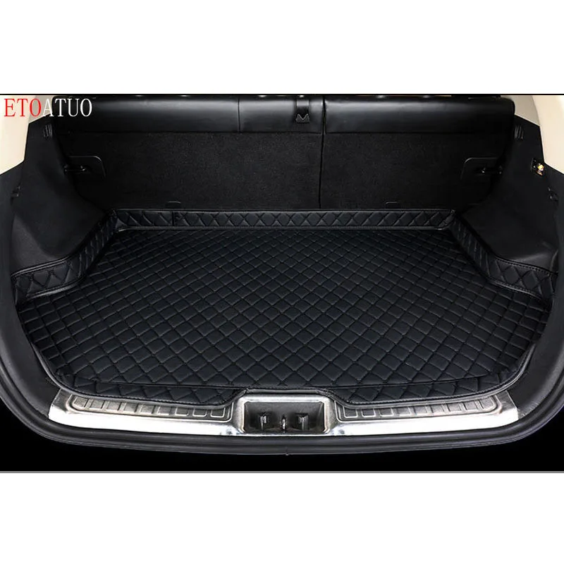 High Side Waterproof Car Trunk Mat AUTO Tail Boot Tray Liner Cargo Rear Pad Parts Accessories