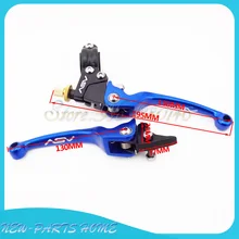 Алюминий синий ASV складные Рычаги Тормозная система сцепления для мотокросса Atv pit dirt bike Thumpstar SSR SDG