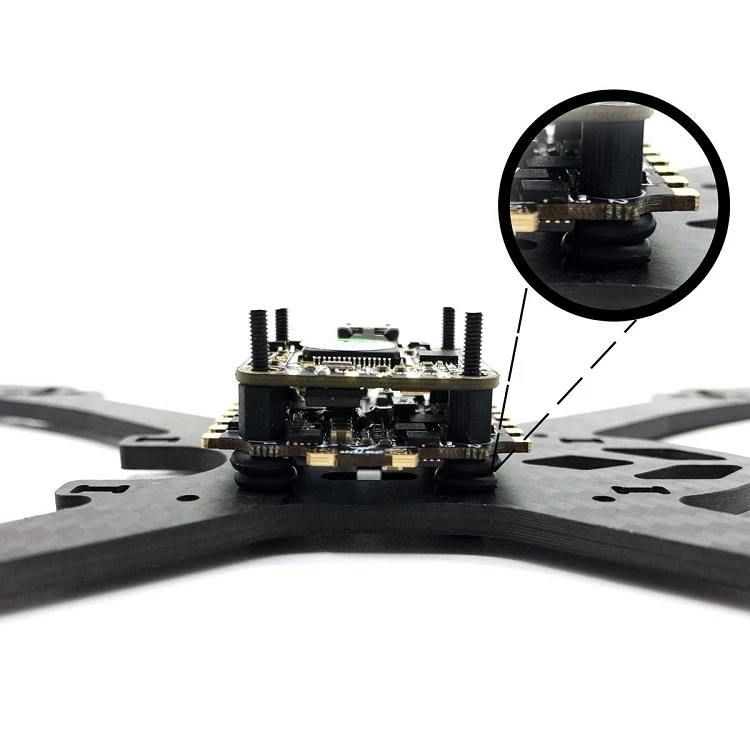 HGLRC XJB F440 Стек/комбо Omnibus F4 Контроллер полета и 40A Blheli_32 3-4S ESC