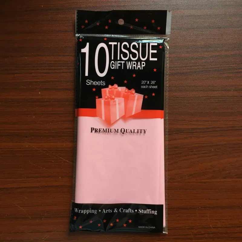 10 листов/мешок подарочная упаковка ремесло DIY папиросная бумага цветок оберточная бумага рулон бумаги футболка с изображением бутылки вина Обувь Одежда Упаковка - Цвет: Pink