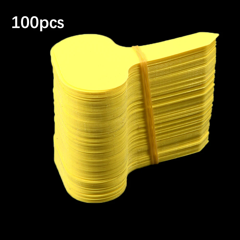T-type Nursery Garden Plant Tag Flower Labels Plant Seed Label Pot Marker for Plants DIY Garden Tools Pot 100 Pcs plant labels