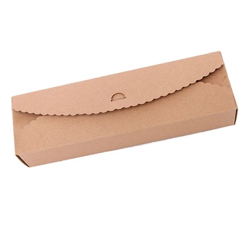

30Pcs/Lot Natural Kraft Paper Packaging Box Handmade Soap Packaging Box Wedding Favors Candy Gift Long Paper Box