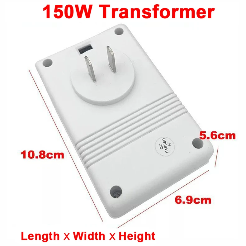150W Size information