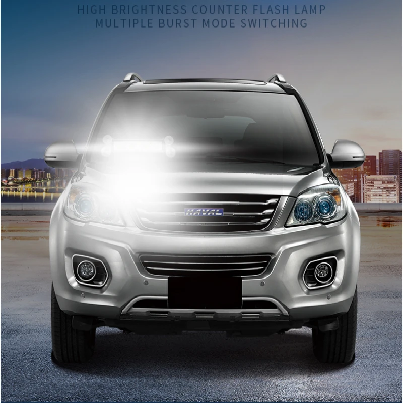 12 Led超高輝度赤 黄 青車のフロントガラス信号ストロボフラッシュライト自動警察led緊急警告ランプ霧ライト 車のヘッドライトの球 Led Aliexpress