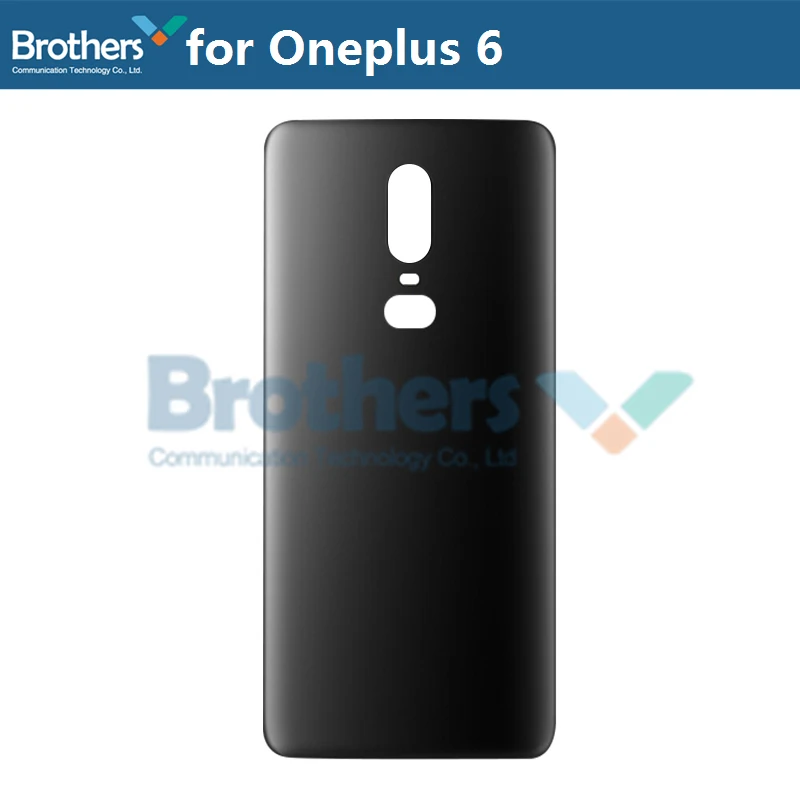 Корпус батареи для Oneplus 6 6T Батарейная дверь для Oneplus 6 задняя крышка чехол задняя крышка Корпус Замена телефона - Цвет: CopyMatteBlack 6