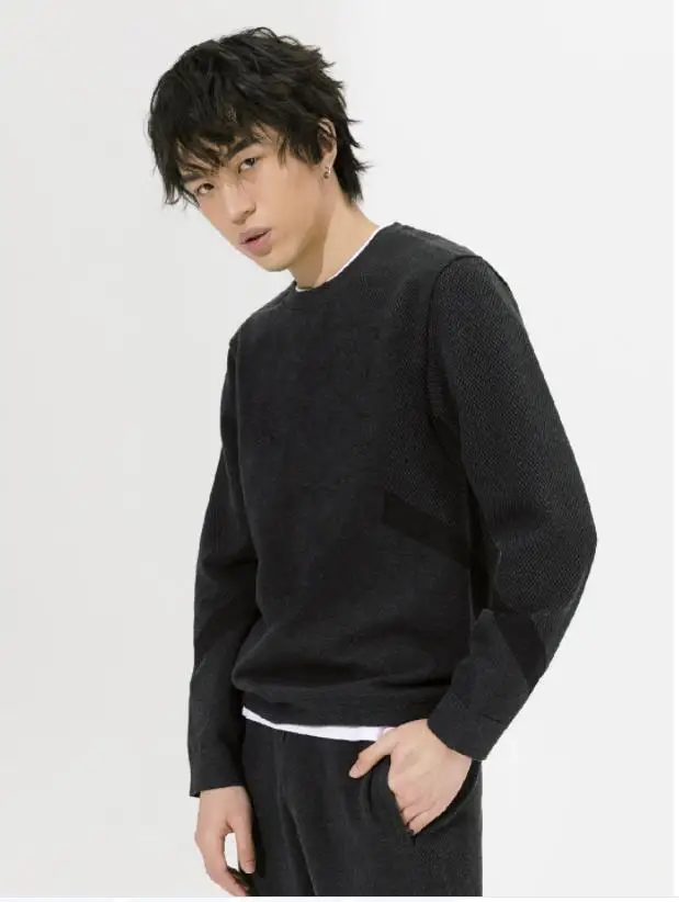 Xiaomi men fashion Function sleeve Sweatshirt Antibacterial Warm and breathable Leisure sport Long Sleeve Running suit