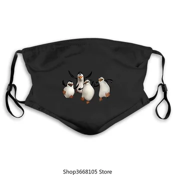 

Men's Penguins Madagascar mask2020 fashion masks Washable Windproof Anti-Dust Masks Dust Proof Face Masks Dustproof Fashio pm2.5