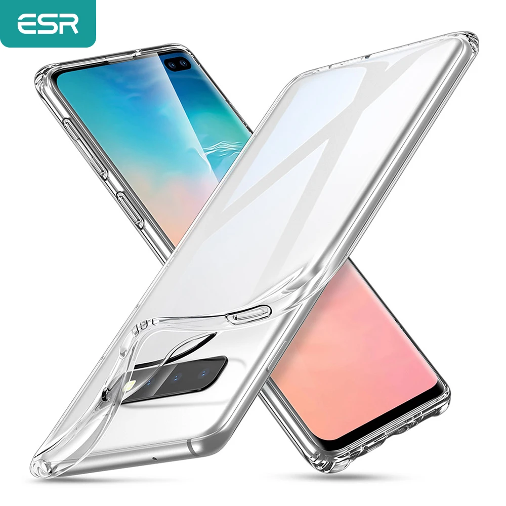Роскошный мягкий ТПУ чехол ESR для Samsung S10 e Plus ультратонкий прозрачный Plus|Бамперы| |