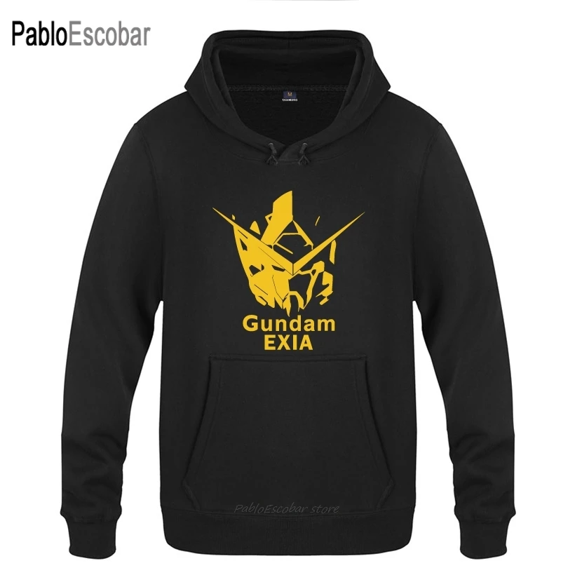 EXIA аниме Гундам толстовки Для мужчин с капюшоном (худи) флисовые кофты | Мужская