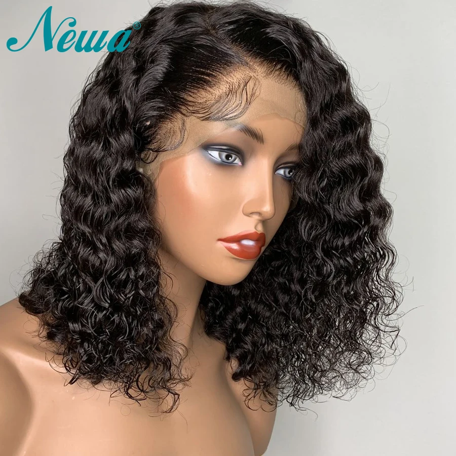 Парики из натуральных волос на кружевной основе 360, волнистые парики из волнистой ткани для черных женщин, бразильские парики из натуральных волос Remy