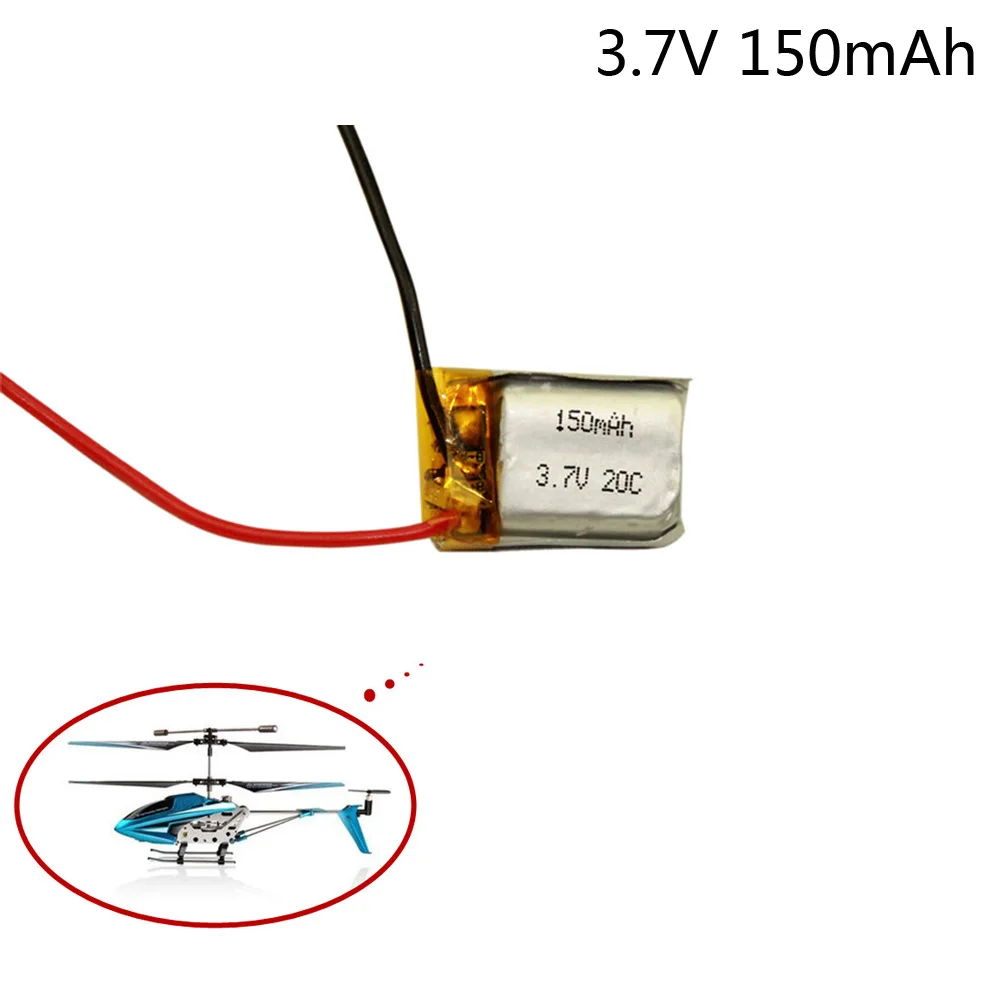 3 7 в 150 мАч для Syma S105 S107 S107G S109 S111 Wltoy V319 S977 S009 литий-полимерный аккумулятор Запчасти