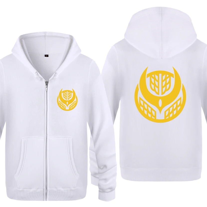 BAY HUAT Ka men Rider Zangetsu Symbol свитшоты мужские мужские флисовые толстовки на молнии с капюшоном кардиганы - Цвет: BAY HUAT