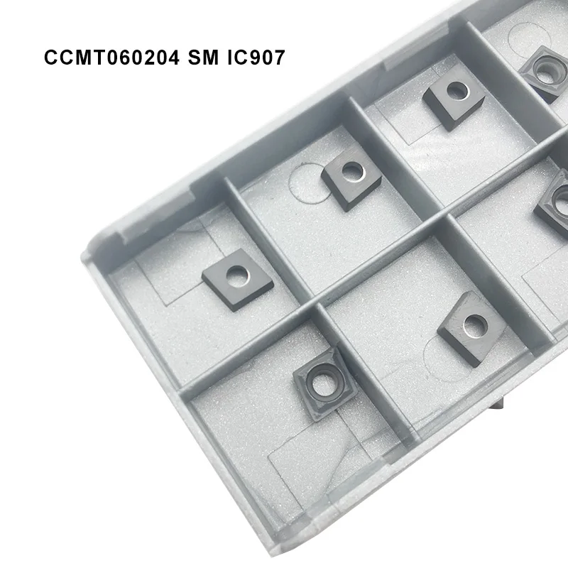CCMT060204 SM IC907 твердосплавный инструмент для обработки деталей вращения вставки