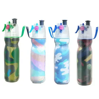 

Portable 550ML Bicycle Water Bottle Outdoor Sport Camping Cycling Water Bottle Drinking Mist Spray Leak-proof Cup 5 colors