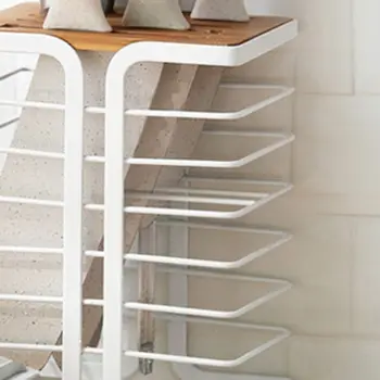 

8 Slots Kitchen Knife Block Storage Rack Rest Shelf Drain Tray Stand Holder Home X4YD